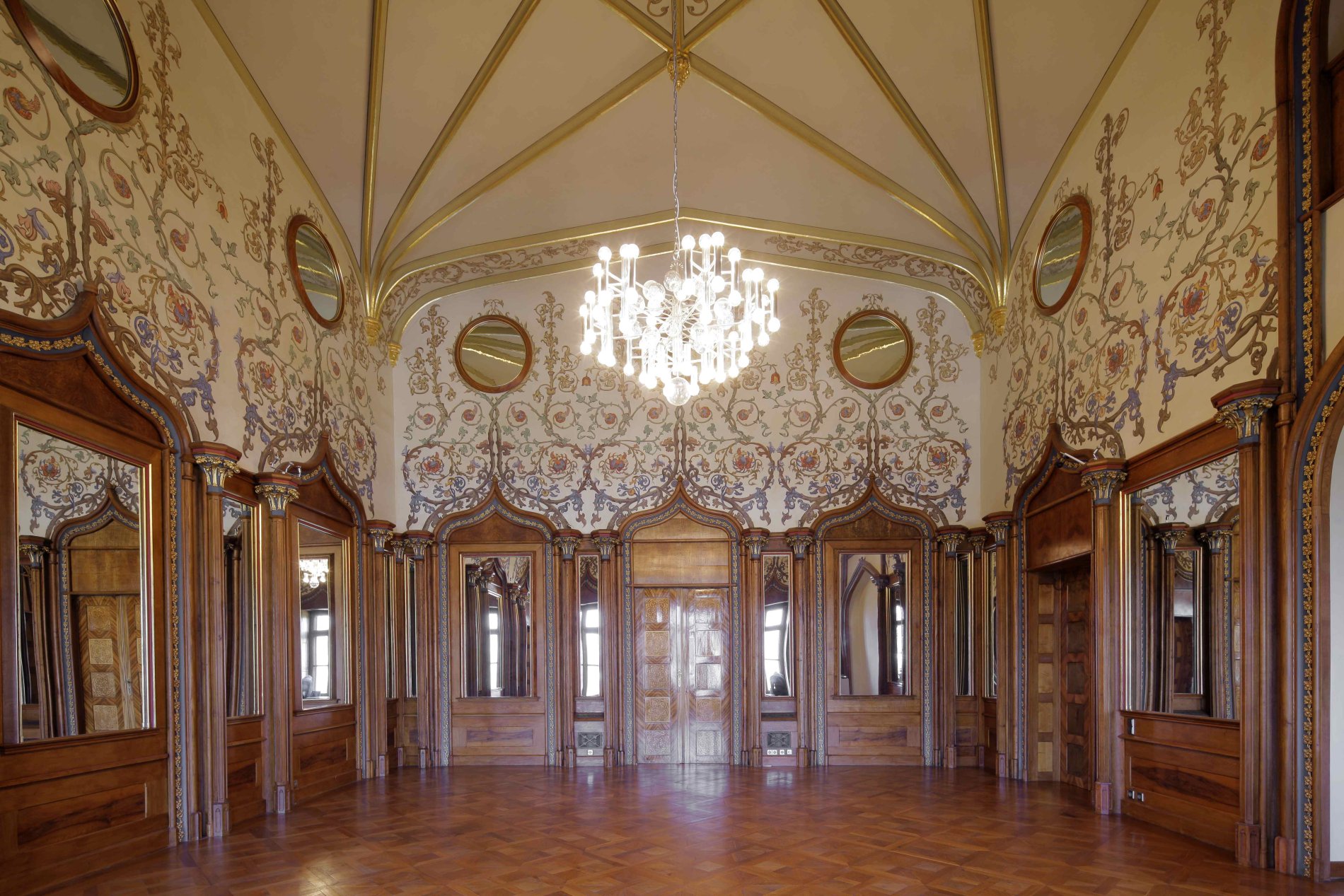 Spiegelsaal im Staatsarchiv Sigmaringen
