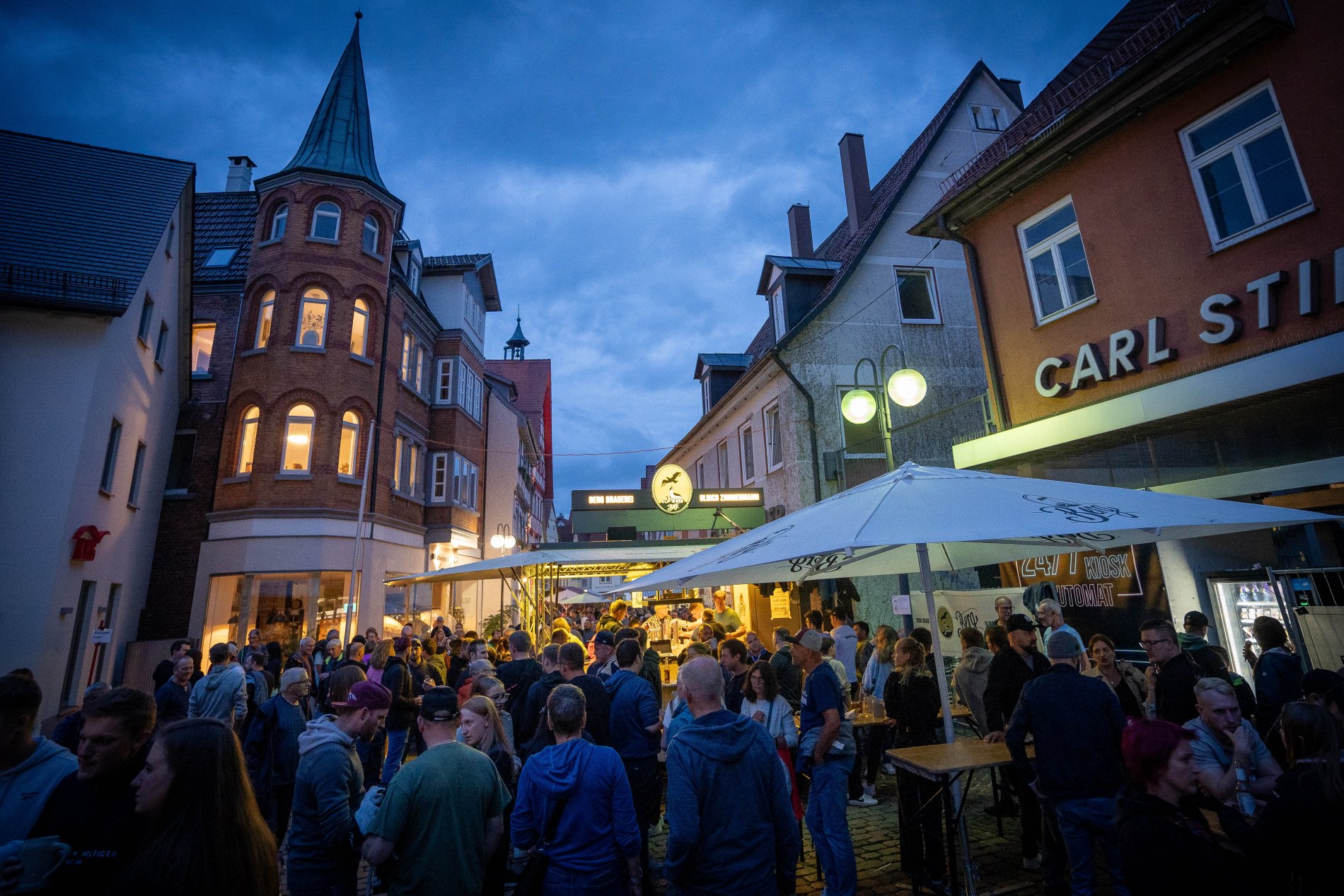 Stadtfest in Münsingen im Biosphärengebiet Schwäbische Alb.