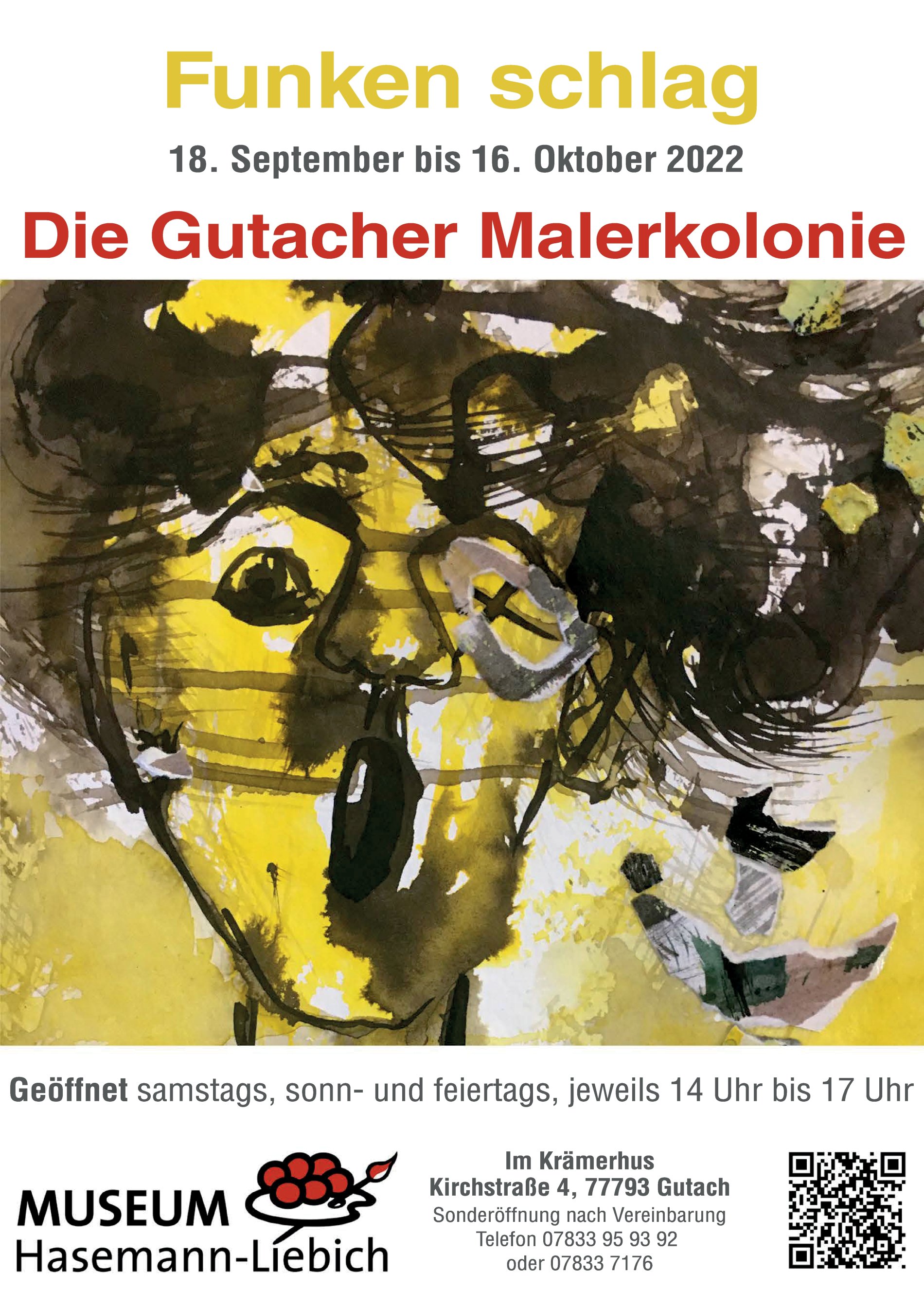 Plakat zur Ausstellung der Gutacher Malerkolonie / Urheber: Gutacher Malerkolonie