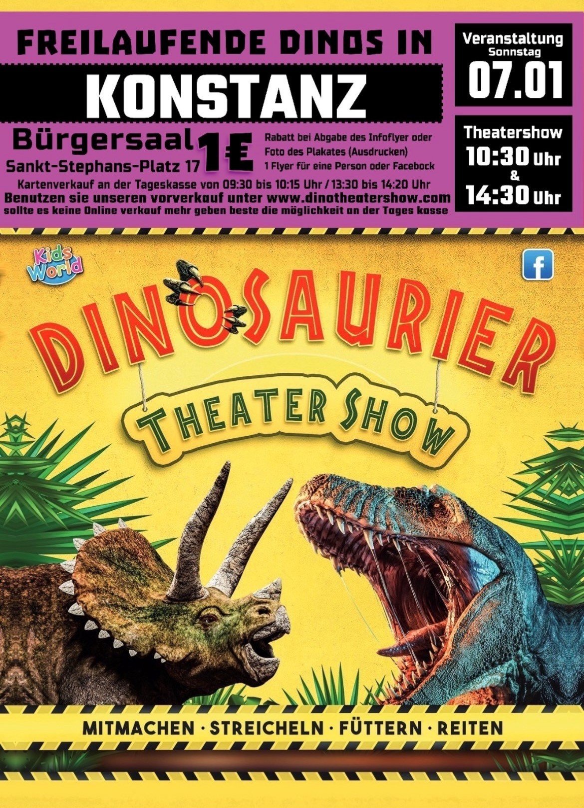 Dino Theater Show in Konstanz