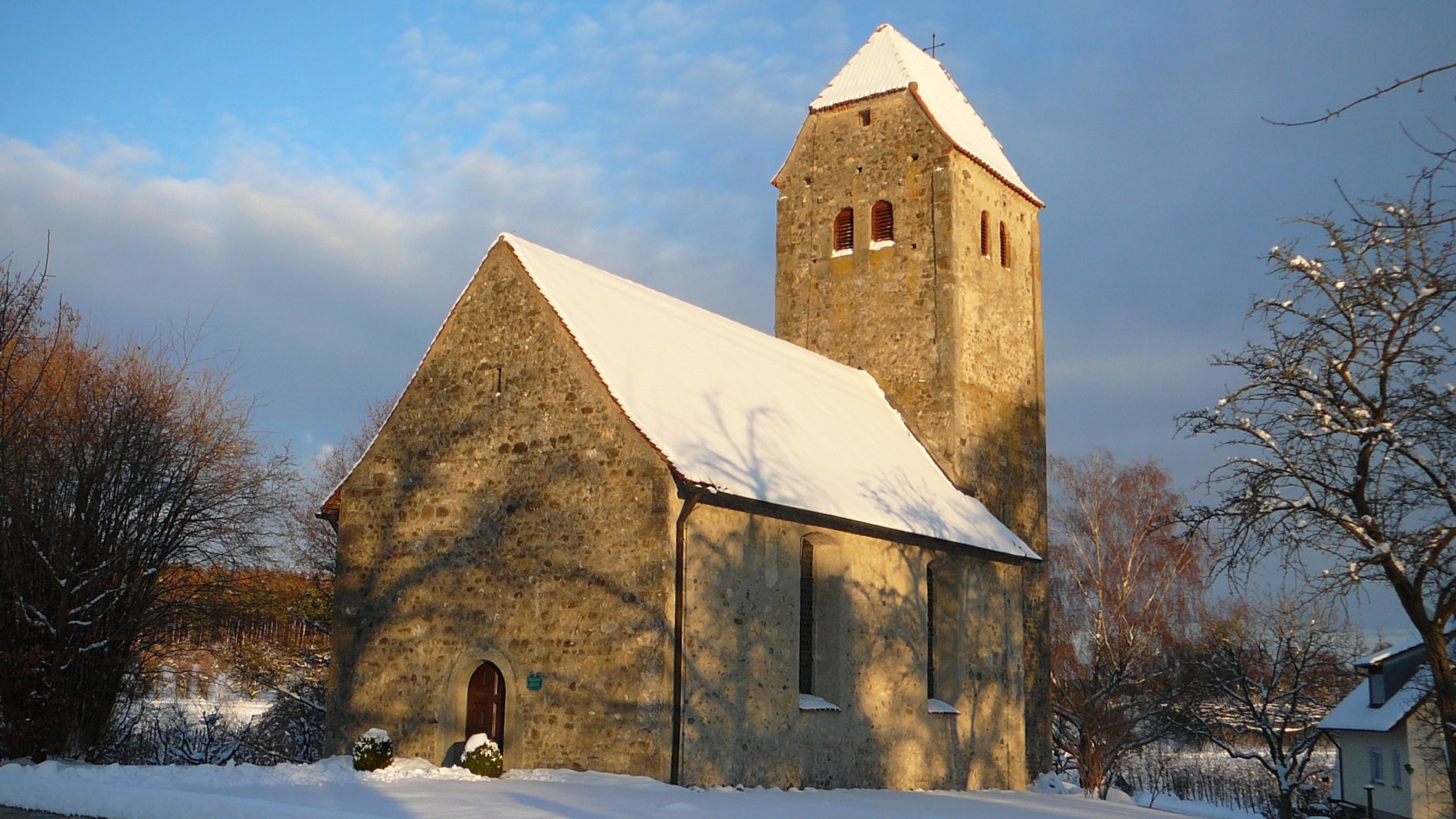 Kapelle St. Oswald und St. Otmar im Winter