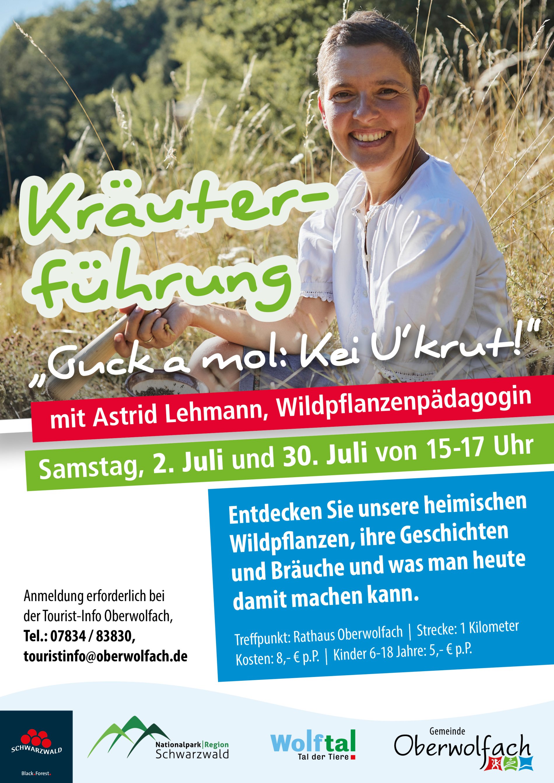 Plakat Kräuterführung / Urheber: Gemeinde Oberwolfach