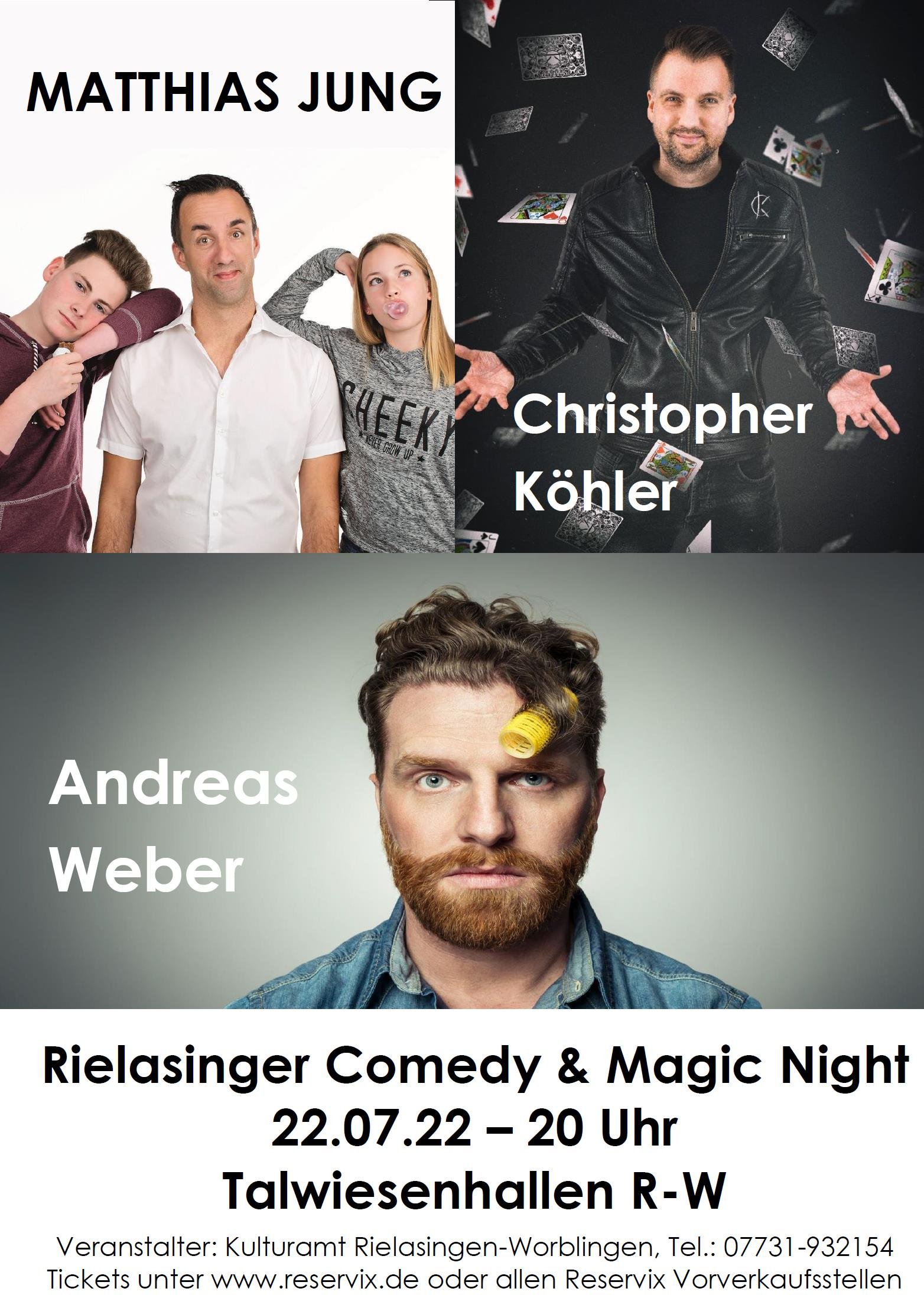 Rielasinger Comedy & Magic Night