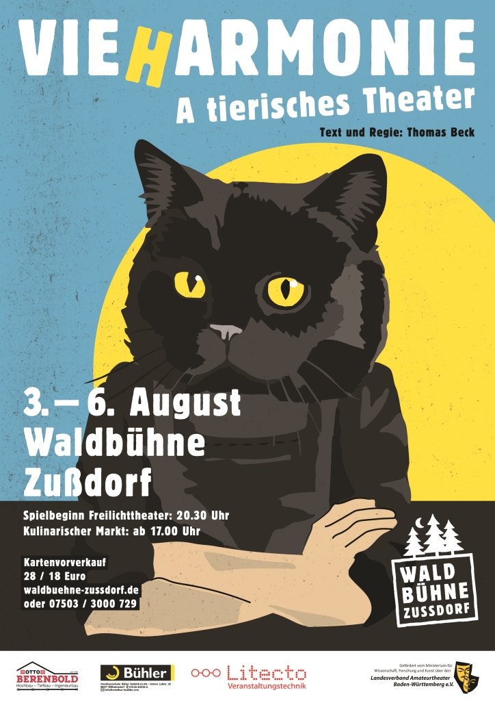 Plakat der Waldbühne Zussdorf