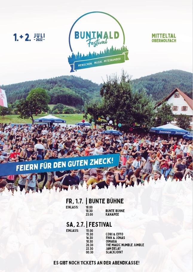 Plakat / Urheber: Buntwaldfestival