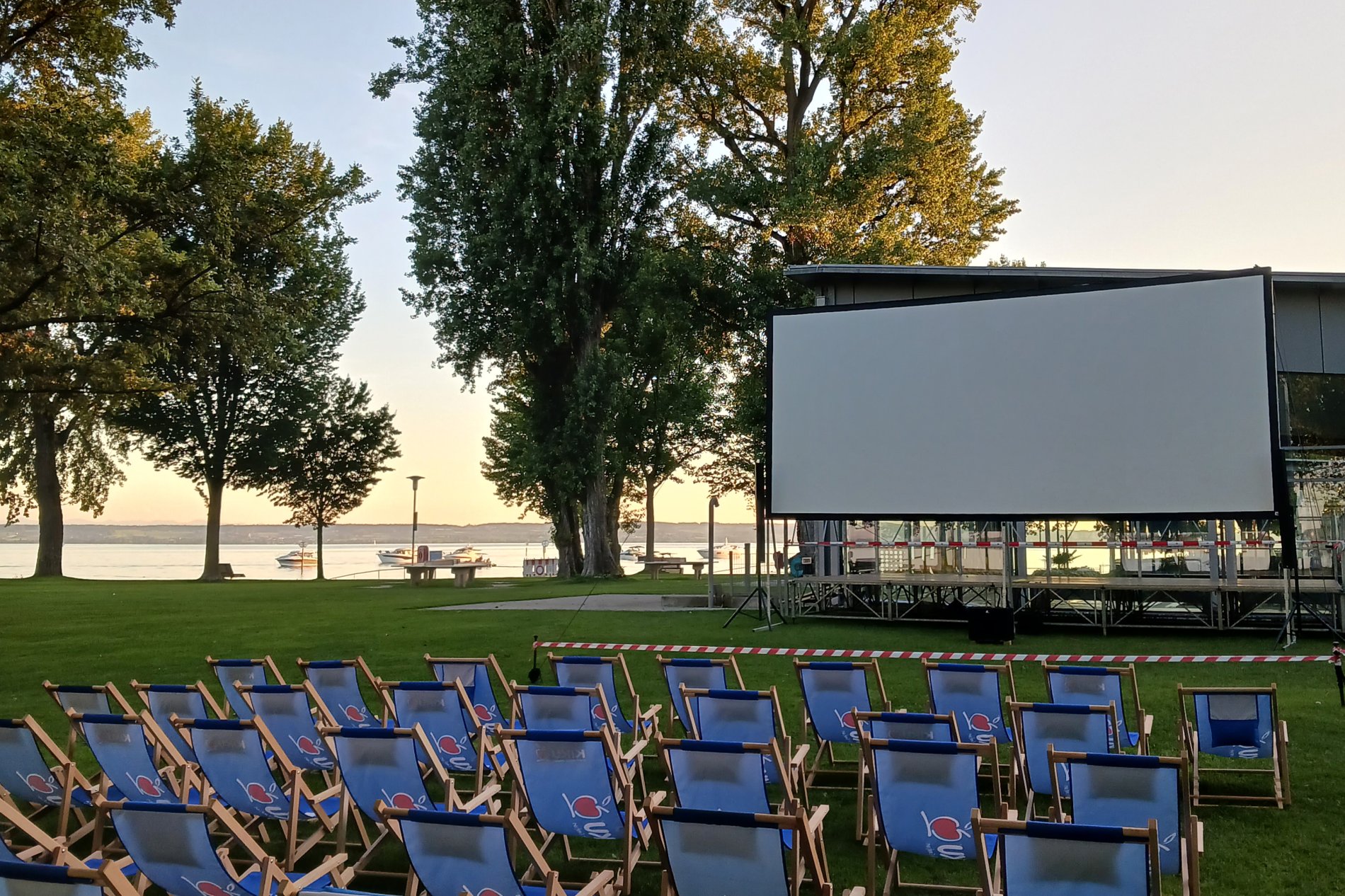 Open Air Kino im Strandbad Aquastaad