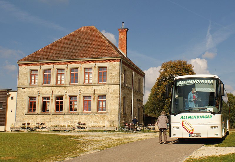 Bustour mit der Schwäbischen Landpartie nach Gruorn auf dem ehemaligen Truppenübungsplatz Münsingen im Biosphärengebiet Schwäbische Alb.
