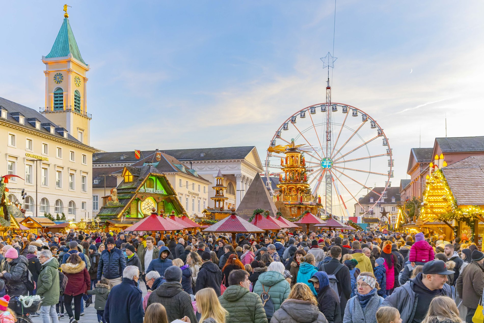 The Christmas market in Karlsruhe