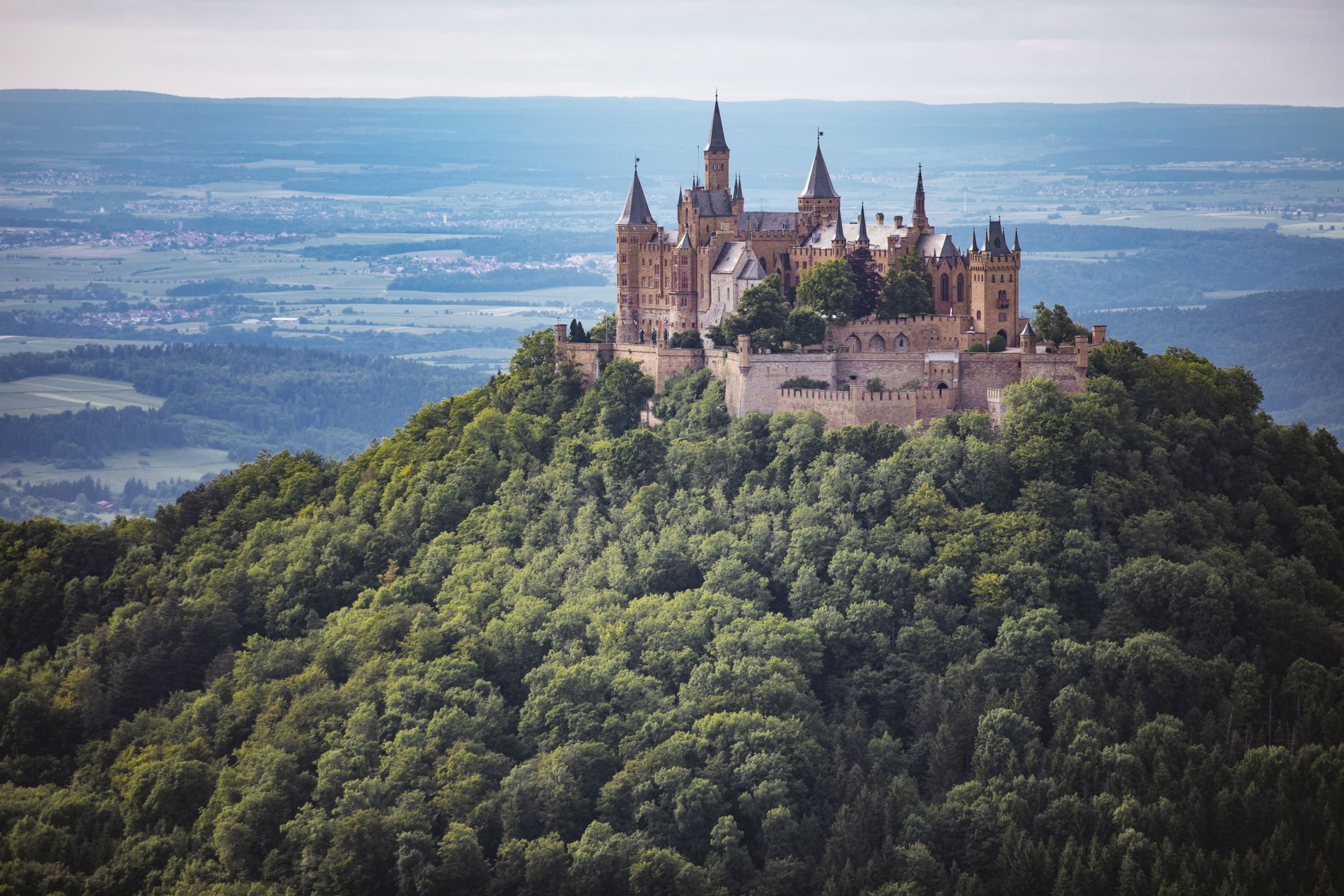 Da thront sie... die Burg Hohenzollern