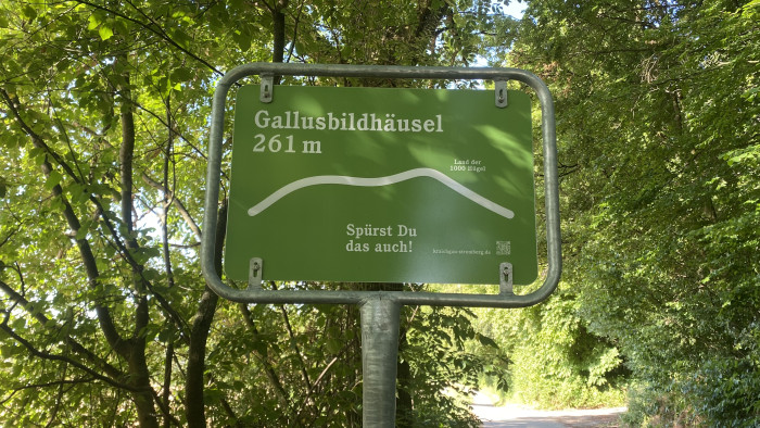 Passbeschilderung am Gallusbildhäusel in Östringen [Copyright: Kraichgau-Stromberg Tourismus e.V.]