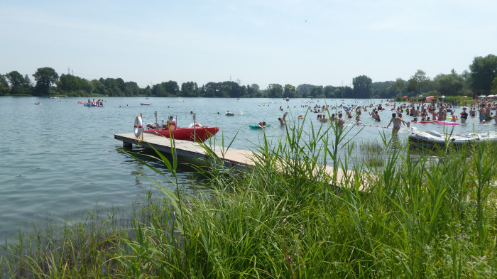 Badesee Blausee in Altlußheim [Copyright: Landratsamt Rhein-Neckar-Kreis]