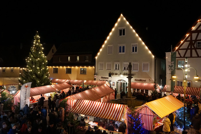 Weihnachtsmarkt in Lauchheim [Copyright: Stadt Lauchheim]