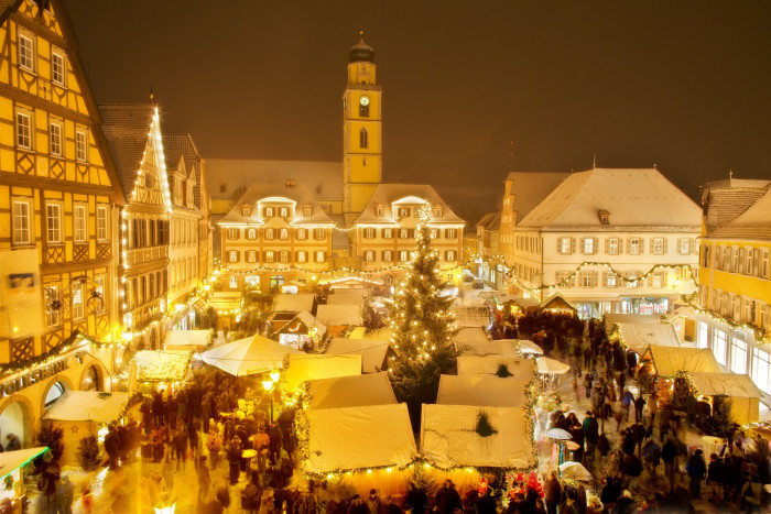 Weihnachtsmarkt Bad Mergentheim auf dem Marktplatz [Copyright: Stadt Bad Mergentheim]