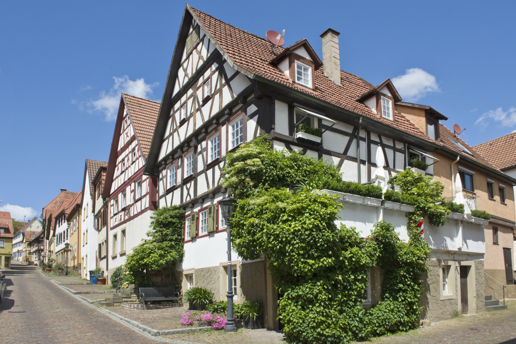 Altstadt von Gundelsheim mit Fachwerkhäusern