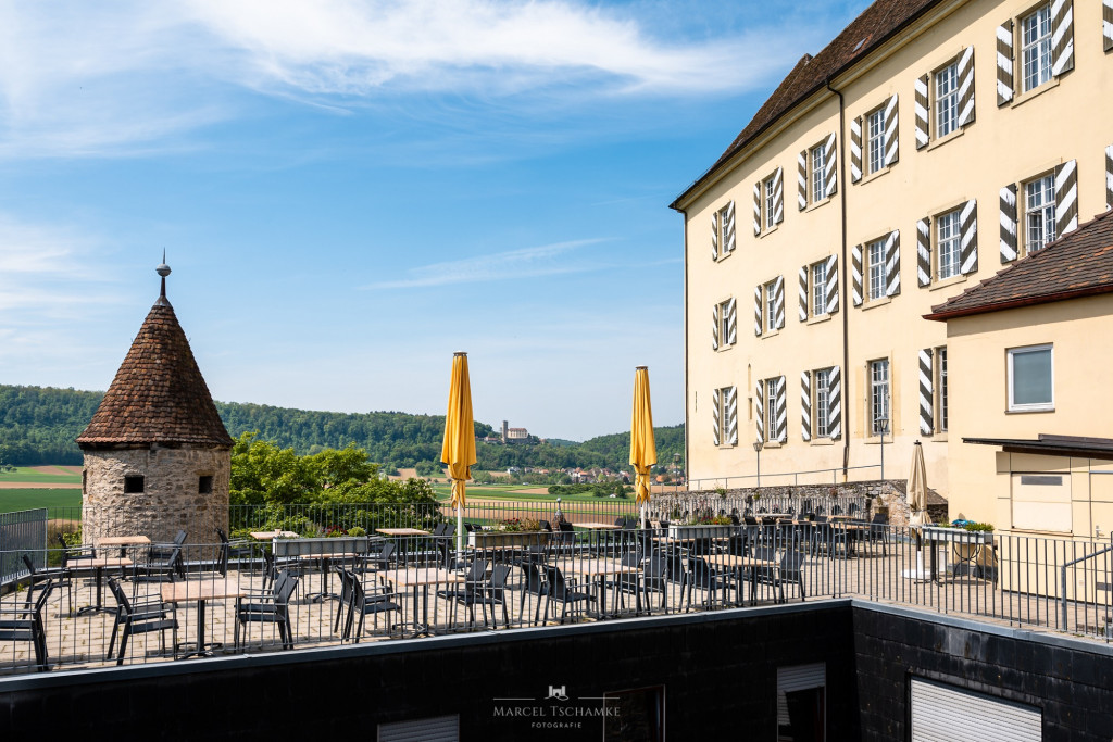 Schlosshotel Horneck Terrasse | Gundelsheim | HeilbronnerLand