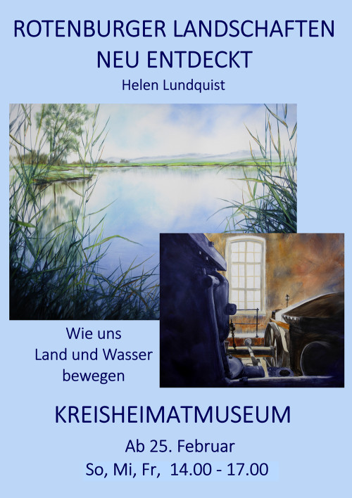 Plakat zur Ausstellung Lunquist