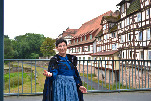 Historische Stadtführung in Rotenburg an der Fulda mit der Trachtenfrau