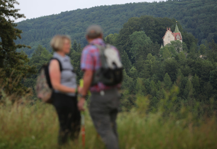 Aussicht auf Schloss Uhenfels [Copyright: Bad Urach Tourismus]