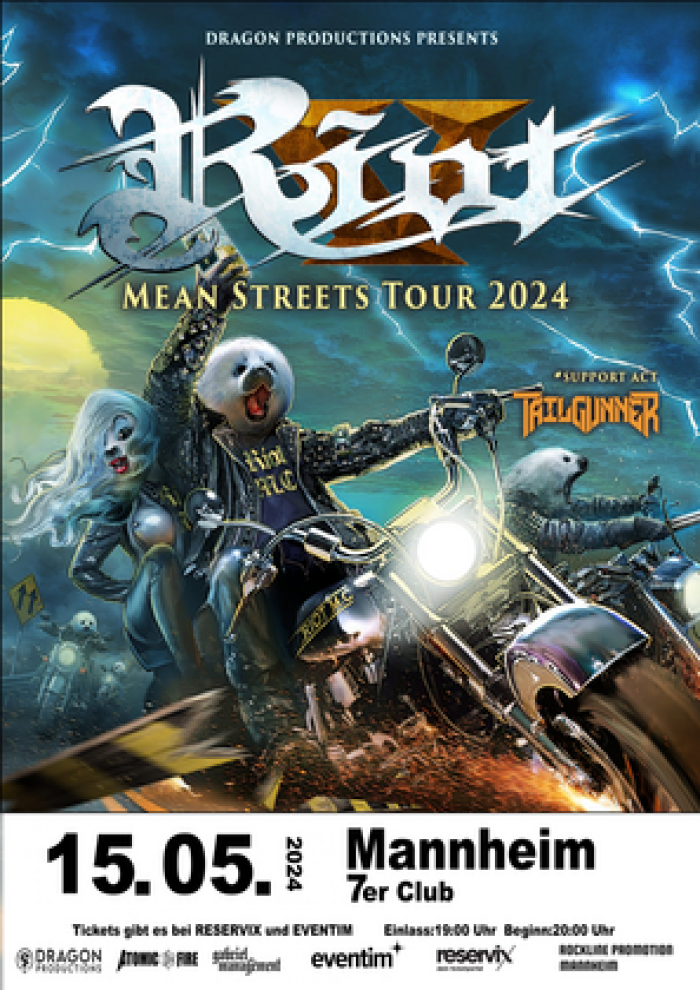Riot V - Mean Streets Tour [Copyright: ]