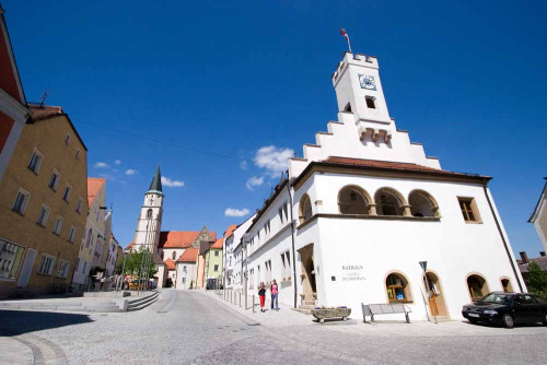 Historische Altstadt von Nabburg.