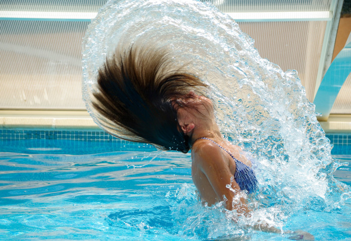 Frau im Wasser [Copyright: pexels pixabay 261025]