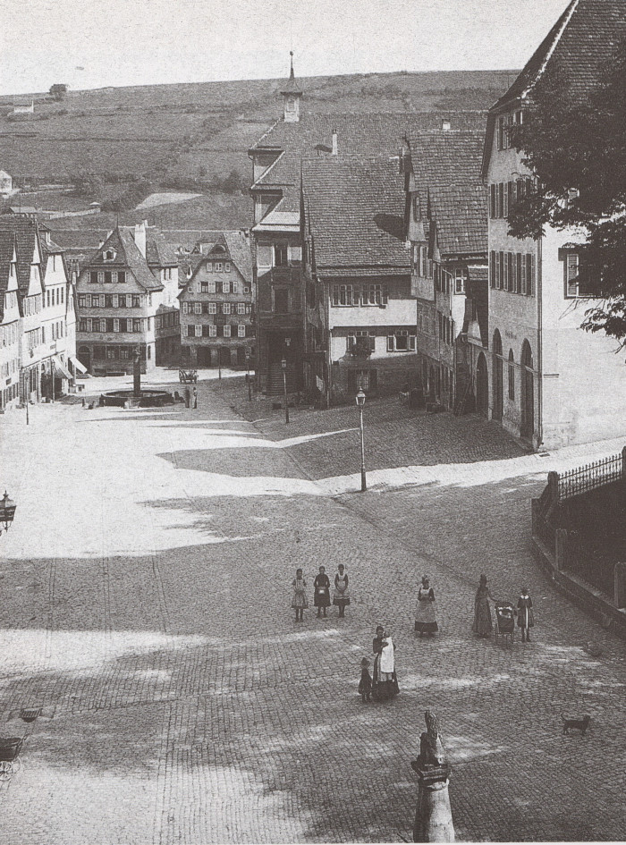 Calwer Marktplatz vor 1900 [Copyright: ]