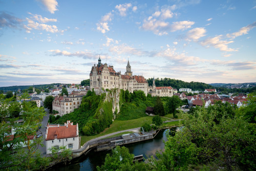 Blick aufs Schloss Sigmaringen