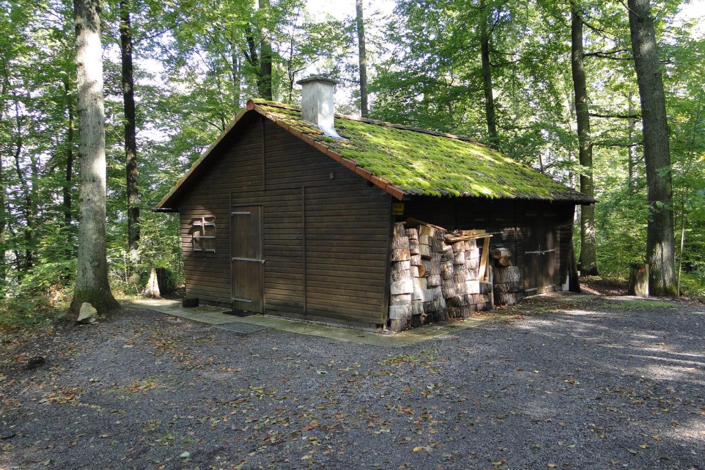 CB1 Wanderdreiklang Cleebronn | Hütte im Wald