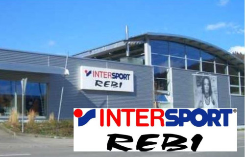 Geschäfte in Albstadt: Logo des Sportgeschäfts Intersport Rebi