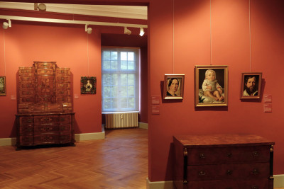 Blick in die Gemäldegalerie | Siebenbürgisches Museum im Schloss Horneck | Gundelsheim