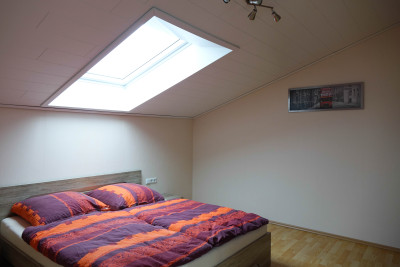 Schlafzimmer mit Doppelbett | Ferienwohnung Boger in Güglingen