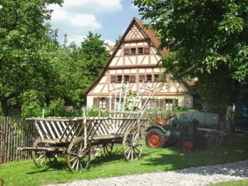 Bauernhausmuseum-Oedenwaldstetten Außenansicht Haus 1