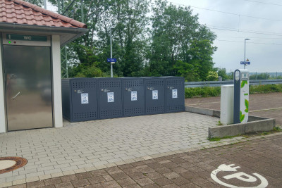 E--Bike Fahrradboxen am Bahnhof | Bad Wimpfen | HeilbronnerLand
