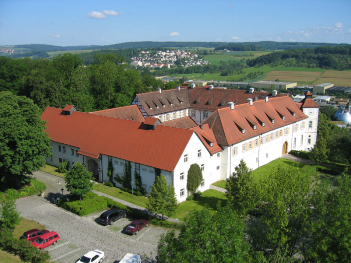 Das Schloss Filseck in Uhingen aus der Luft [Copyright: Schloss Filseck]