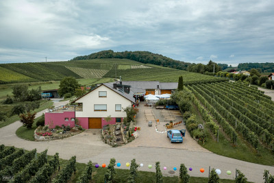 Besenwirtschaft Weingut Sommer | Brackenheim-Haberschacht | Blick von oben