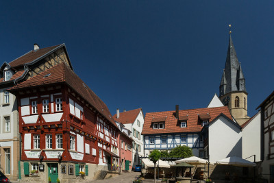 Mittelalterlicher Marktplatz | Fachwerkstadt Eppingen | HeilbronnerLand
