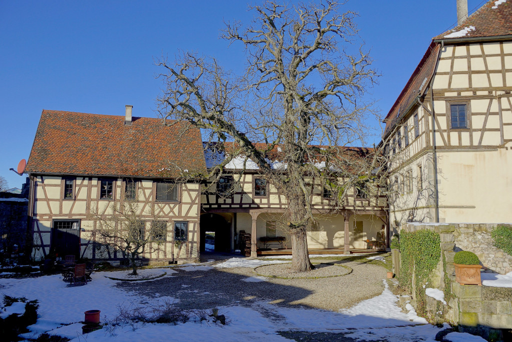 Innenhof der Burg Maienfels| Wüstenrot | HeilbronnerLand