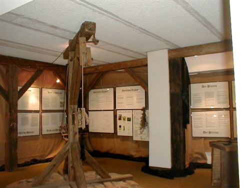 Galgen im Hexenmuseum in Ringelai im Nationalpark-FerienLand Bayerischer Wald