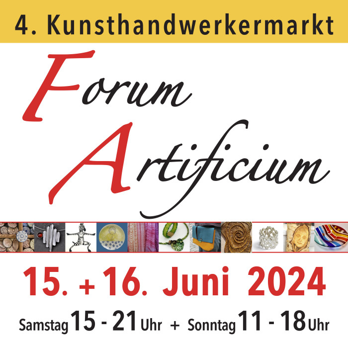 Kunsthandwerkermarkt FORUM ARTIFICIUM 2024 [Copyright: Artificium]