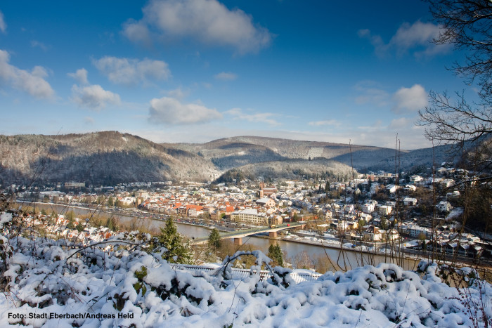 Winterbild Stadtansicht [Copyright: Stadt Eberbach / Andreas Held]
