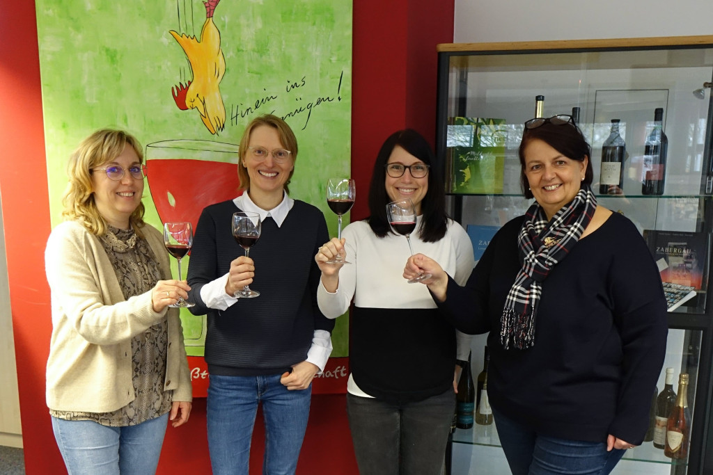 Team Neckar-Zaber-Tourismus e.V. | von links: Alexandra Hornberger, Sabine Hübl, Sabine Zartmann, Regine Sommerfeld