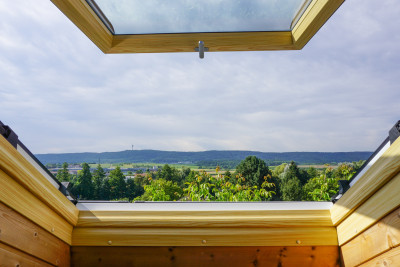 Aussicht Dachfenster | Ferienwohnung Güglingen