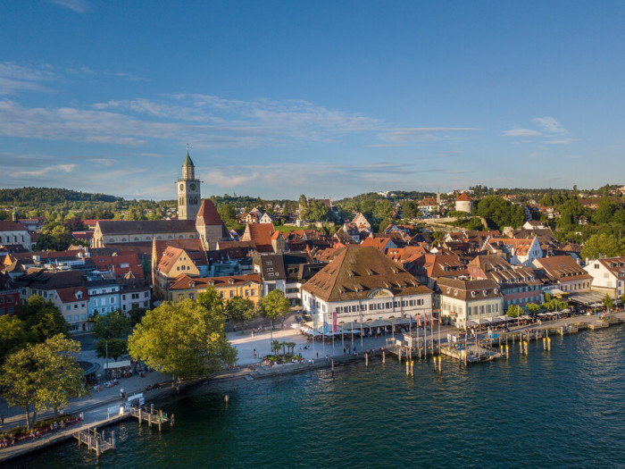 Blick vom See auf die Altstadt von Überlingen [Copyright: Überlingen Marketing und Tourismus GmbH]