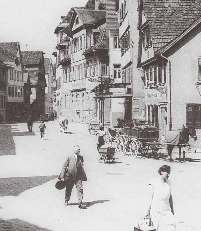 Bischofstrasse vor 100 Jahren [Copyright: ]