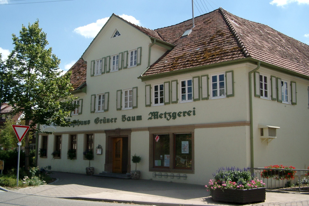 Gasthaus Grüner Baum | Biergarten & Metzgerei | Brackenheim-Botenheim