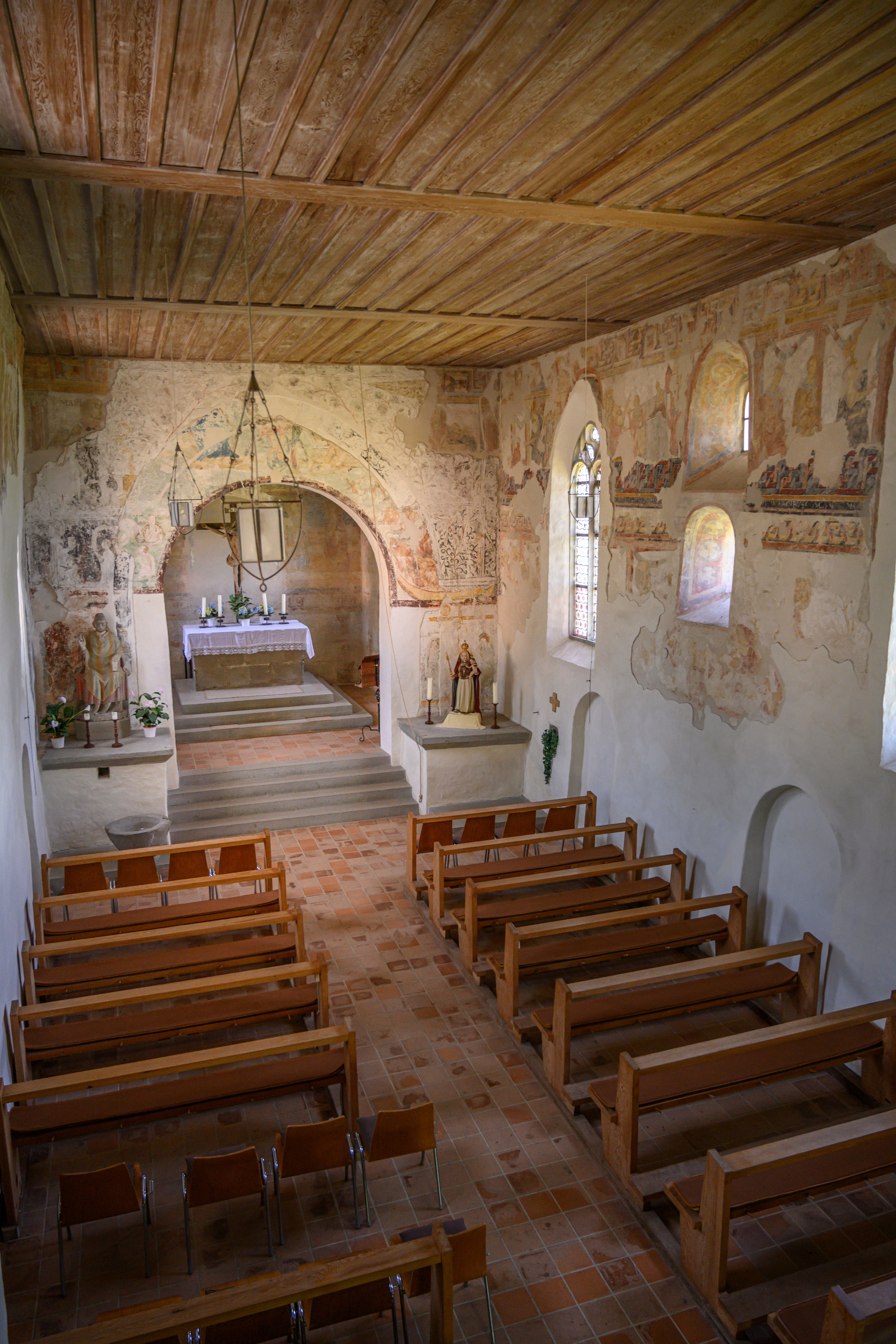 Silvesterkapelle Goldbach - Innenansicht