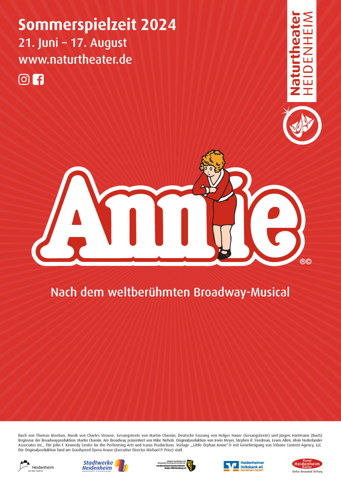 Annie Plakat [Copyright: Naturtheater Heidenheim]