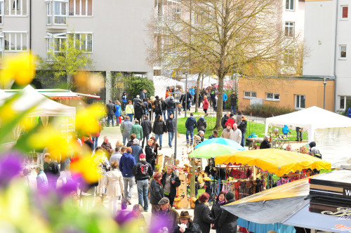 Biosphärenmarkt mit verkaufsoffenem Feiertag in Münsingen im Biosphärengebiet Schwäbische Alb.