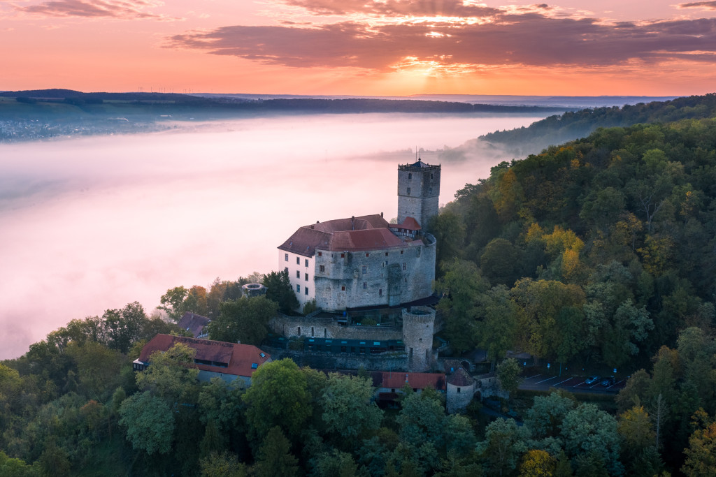 Burg Guttenberg mit Burgschenke, Burgmuseum & Greifenwarte | Haßmersheim | Neckartal
