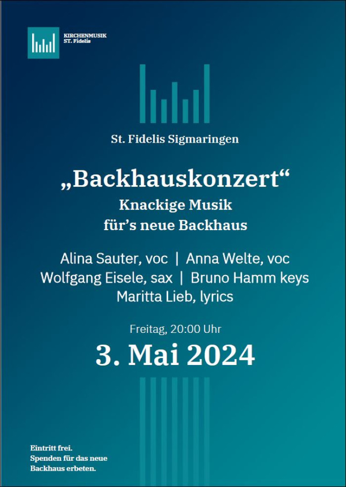 Plakat Backhaus Konzert [Copyright: ]